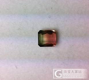 清透可爱的西瓜碧玺，3克拉_宝石