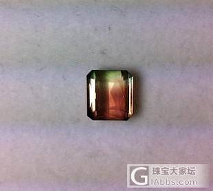 清透可爱的西瓜碧玺，3克拉_宝石