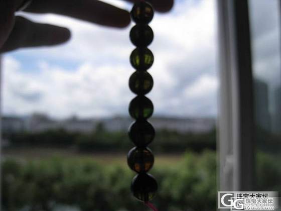 刚折腾出的碧玺项链 挂翡翠；手链又升级了，卖单珠_碧玺