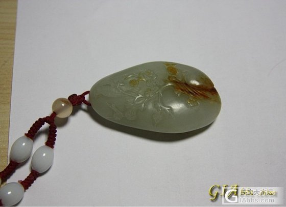 真皮真籽（喜上梅梢）求鉴定，求估价，求真相。6年前朋友送的！_和田玉
