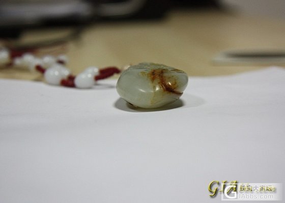 真皮真籽（喜上梅梢）求鉴定，求估价，求真相。6年前朋友送的！_和田玉