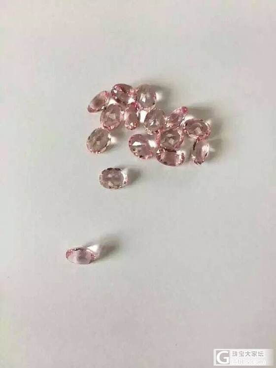 看看新拍的小的粉摩根_摩根石刻面宝石