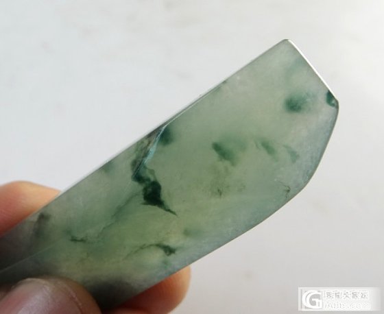 又搞了块小料子做了个荷叶鱼！！_翡翠