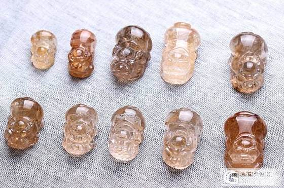 收藏级铜顺发玉米、貔貅雕件，马粉、托帕、橄榄、月光、黄水晶！_珠宝