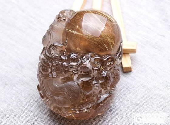 收藏级铜顺发玉米、貔貅雕件，马粉、托帕、橄榄、月光、黄水晶！_珠宝