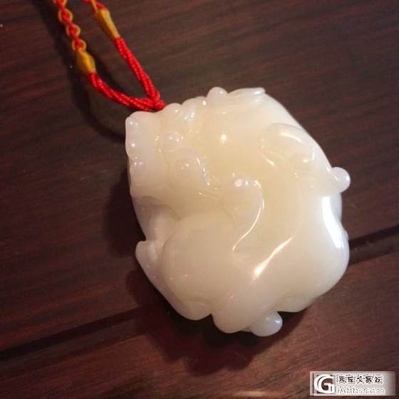 全透无暇砗磲小貔貅！_有机宝石