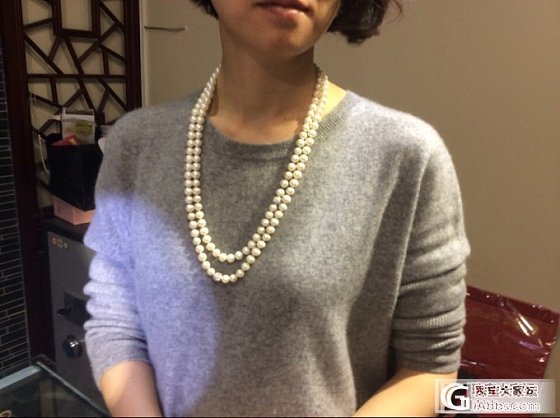 淡水珍珠毛衣链团购意向贴_珠宝