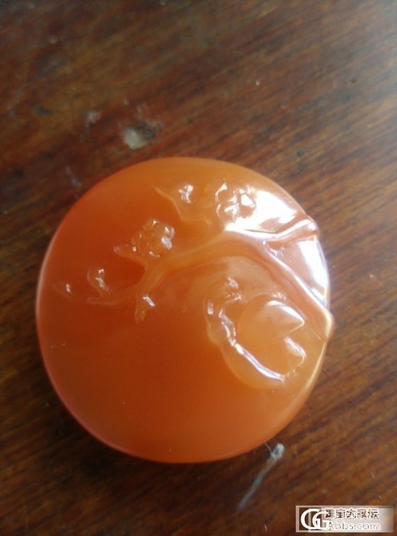 樱桃红蝶恋花抛光好_南红