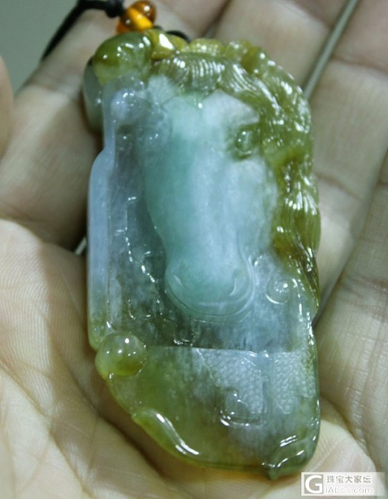 翡翠“良驹”牌_翡翠