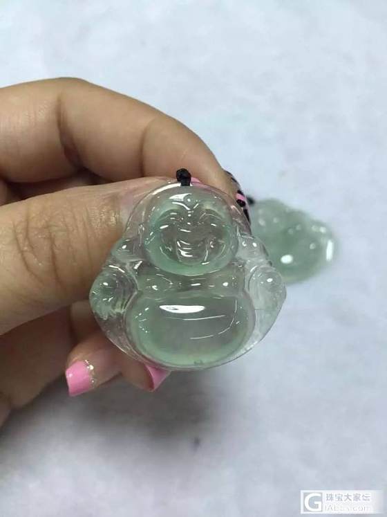 俺家小佛这是高冰呢还是玻璃_珠宝