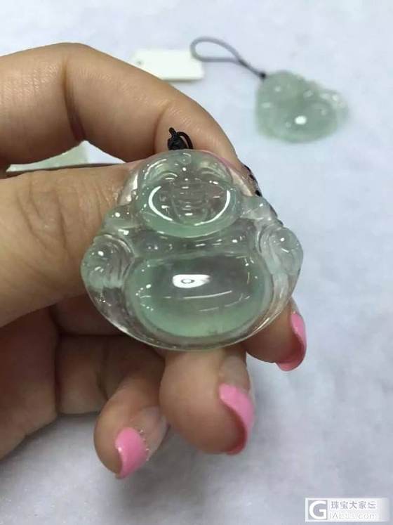 俺家小佛这是高冰呢还是玻璃_珠宝
