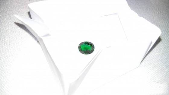 1.7ct深绿的铬碧玺_刻面宝石碧玺