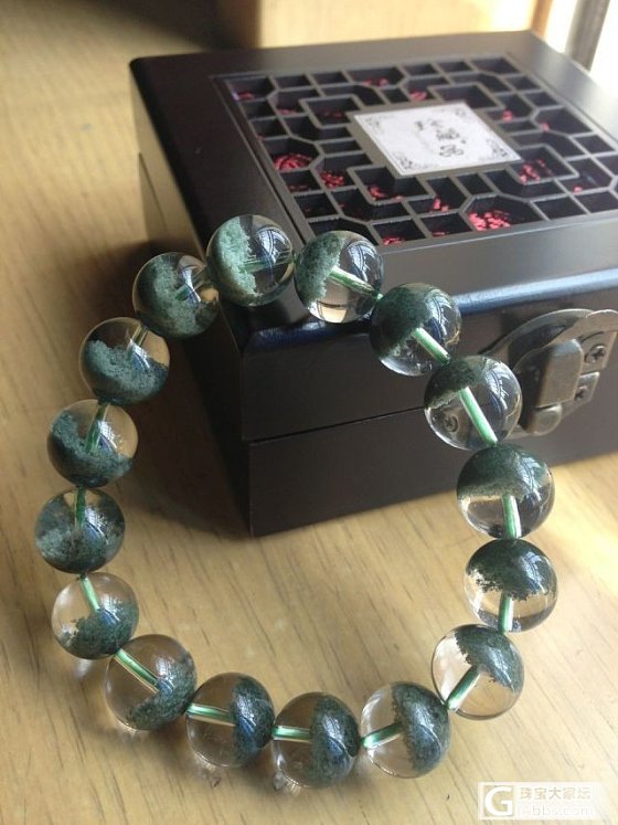 13.5MM的聚宝盆绿幽灵，喜欢极品水晶_幽灵晶