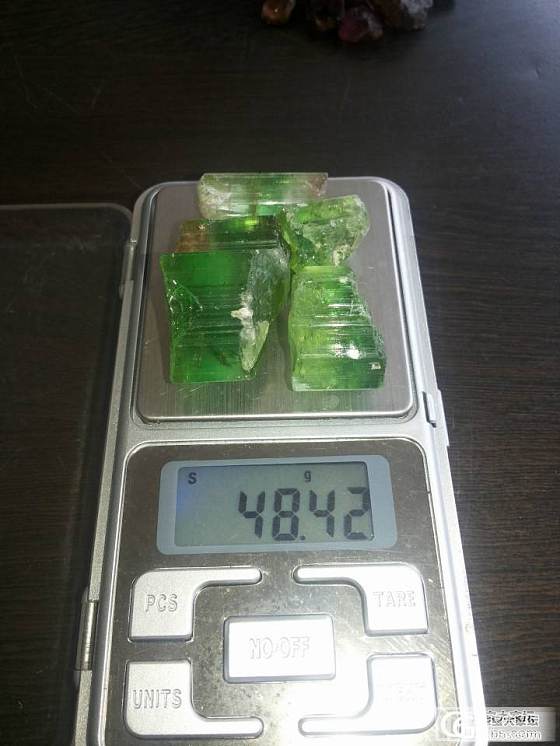 桃子红了，苹果绿了_刻面宝石碧玺
