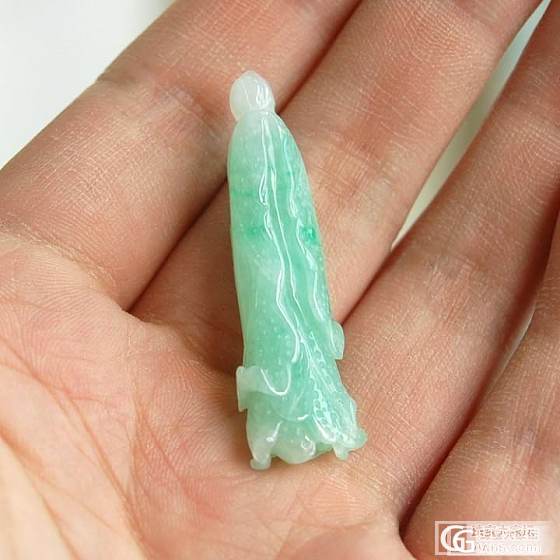 【御风堂翡翠】一颗浅绿小白菜，小白菜_翡翠