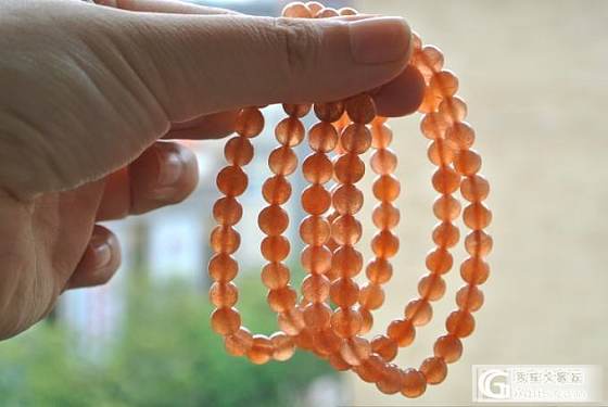 【琼石玉语·5.11】纯天然橙月光石手链 颗颗金沙猫眼晶体颜色好 减肥助爱情_宝石
