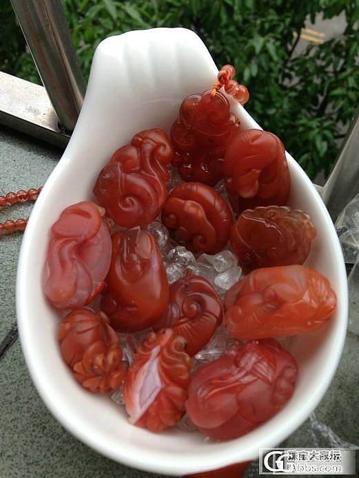 南红雕件、珠珠欣赏_南红