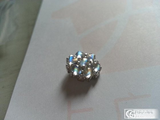 彩月 小雪花 感觉不错_刻面宝石月光石
