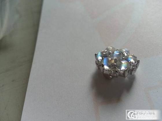 彩月 小雪花 感觉不错_刻面宝石月光石
