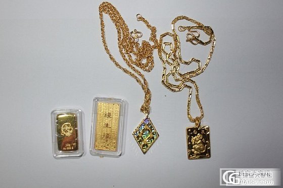 今天新入的周大福坠子_吊坠金