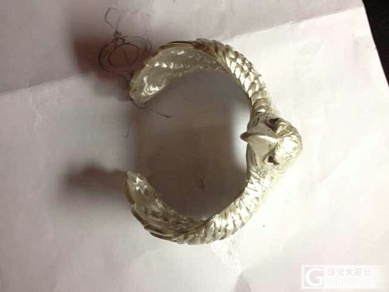新年第一贴,给媳妇的礼物,鹰镯子_翡翠