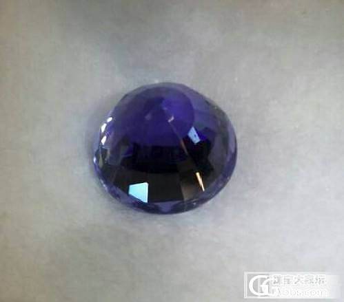 2卡无烧正圆型蓝宝，璀璨切工_宝石