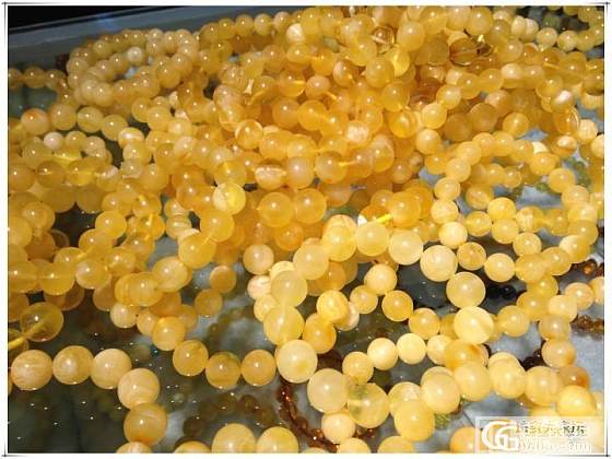 【浮木精品】新年大团促--黄蜜蜡12~13.5mm清新手串！进来看绝不后悔滴^^_有机宝石