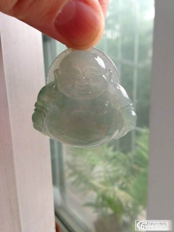前几年入的翡翠佛和手镯～麻烦行家估价～_翡翠