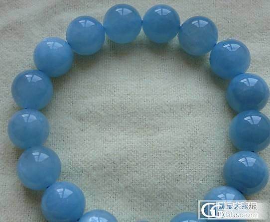 想入手一串海蓝宝，请鉴定，谢谢！_海蓝宝