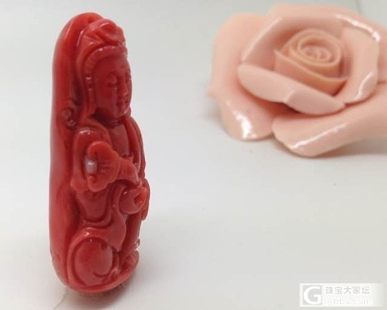 新品出炉 5款红珊瑚雕件 也许有你喜欢 的！要淘的联系我！_有机宝石