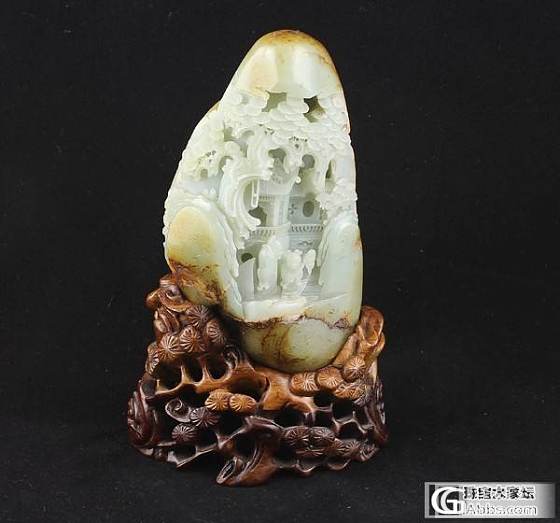 历经数十年收藏的和田玉山子，现低价转让！！_玉石