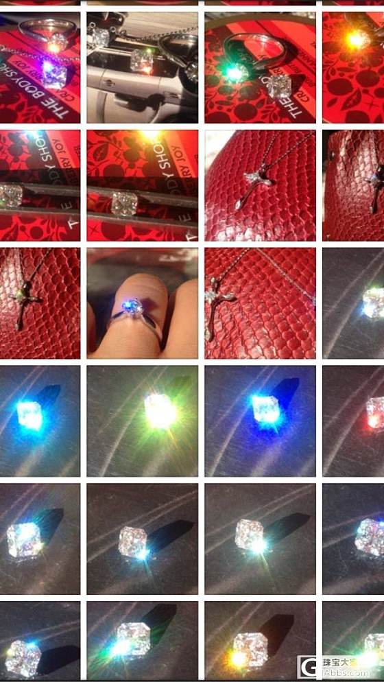 阳光太灿烂已经看不到本尊了_钻石