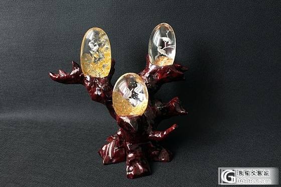 3组幽灵、胶花背雕组合摆件_摆件幽灵晶
