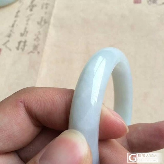10,29  翡翠手镯秀。有没有眼缘。_手镯翡翠