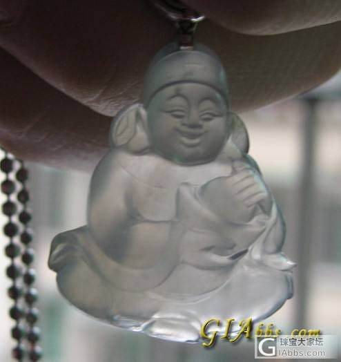 俺家滴翠翠~~话说现在翠翠暴涨~~好贵啊~买不起好的了~~！_挂件翡翠