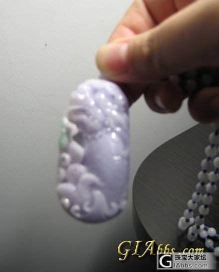 俺家滴翠翠~~话说现在翠翠暴涨~~好贵啊~买不起好的了~~！_挂件翡翠