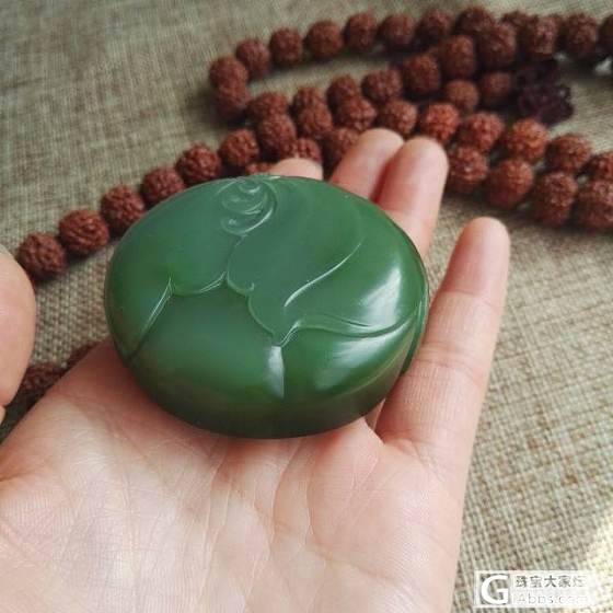 精工巧雕 ----- 俄碧玉文镇把件_玉石