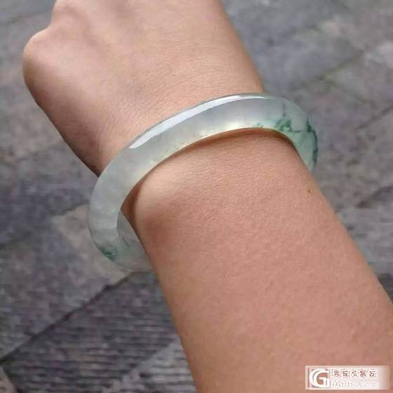 唯缘翡翠    冰飘花贵妃手镯