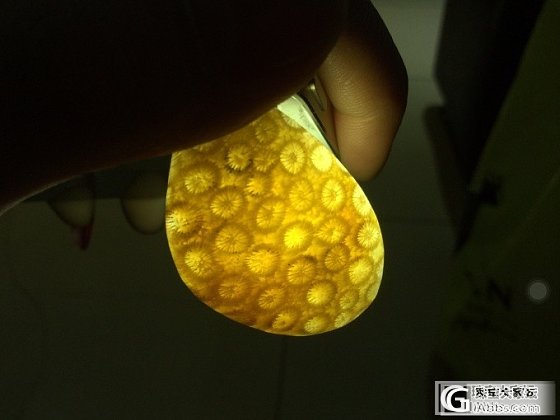 刚入手吊坠，还行否？_吊坠珊瑚玉