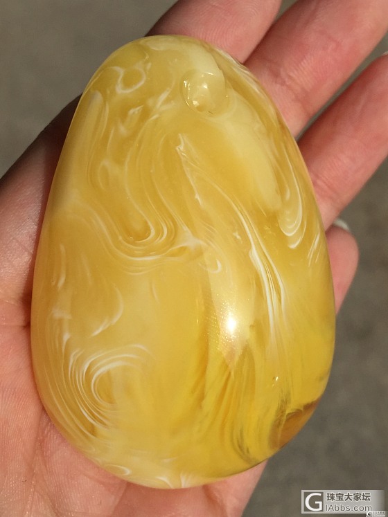 新得一宝贝，金绞白蜜，喜欢喜欢喜欢！_蜜蜡