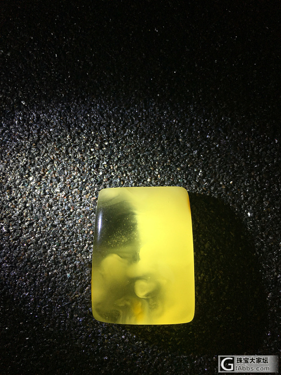喜欢金绞蜜的亲们不要错过 转让一块金绞蜜标准肥皂块 纹路超美_蜜蜡