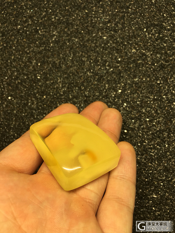 喜欢金绞蜜的亲们不要错过 转让一块金绞蜜标准肥皂块 纹路超美_蜜蜡