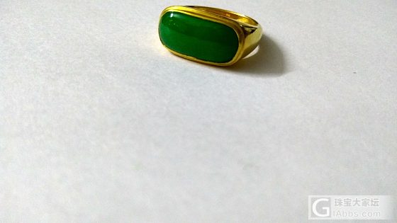 翡翠黄金指环求鉴定与估价_戒指翡翠
