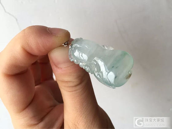 冰种飘花18K扣葫芦850元_翡翠