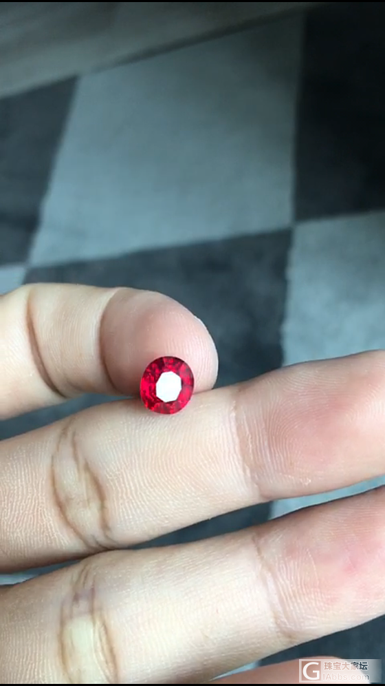 红宝求看_刻面宝石红宝石