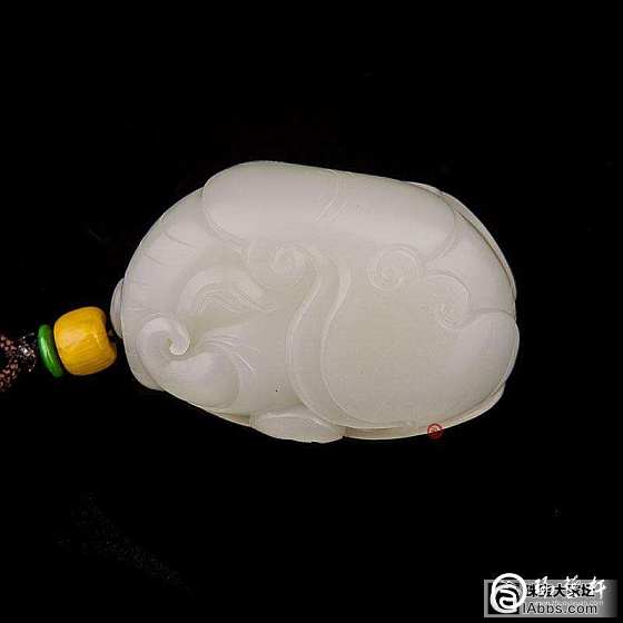 细腻油润的籽料太平有象_花件和田玉