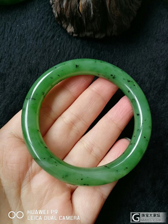 和田玉碧玉弥猴桃手镯_手镯碧玉