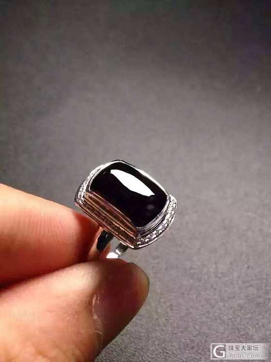 墨翠戒面_翡翠