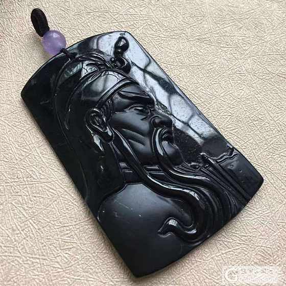 墨翠关公_翡翠