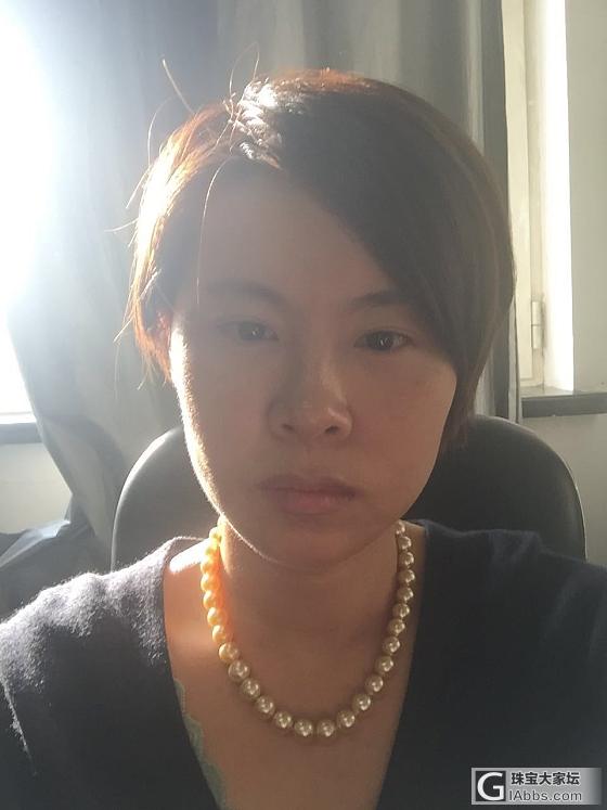 露个脸发个珠珠，猜是哪条？_项链珍珠